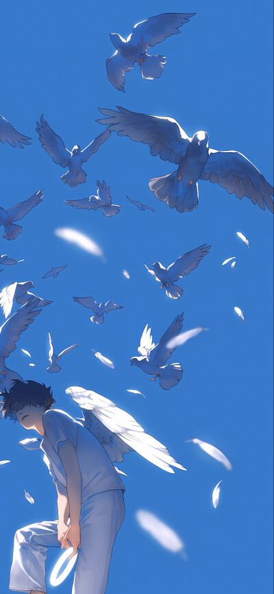 动漫场景壁纸，插画壁纸