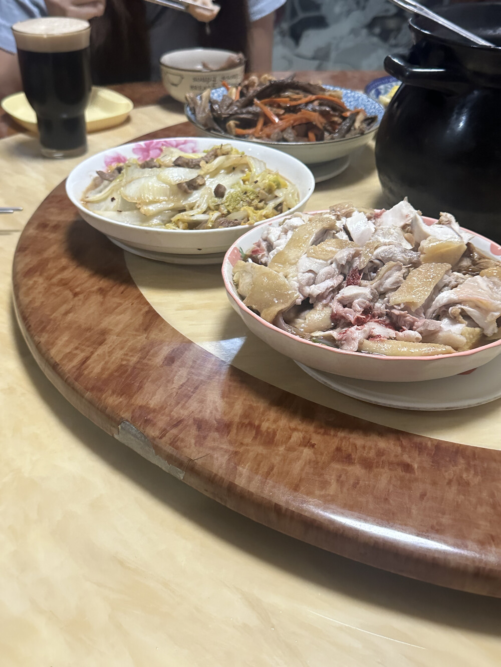 台风天去llj朋友家蹭饭吃