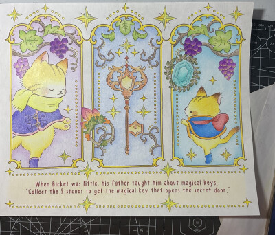 No.68 猫咪杂货店与魔法钥匙
工具：得韵彩虹