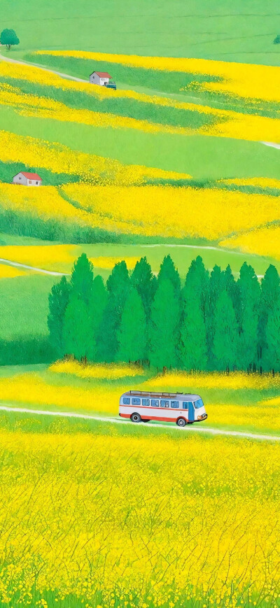 动漫场景壁纸，插画壁纸
