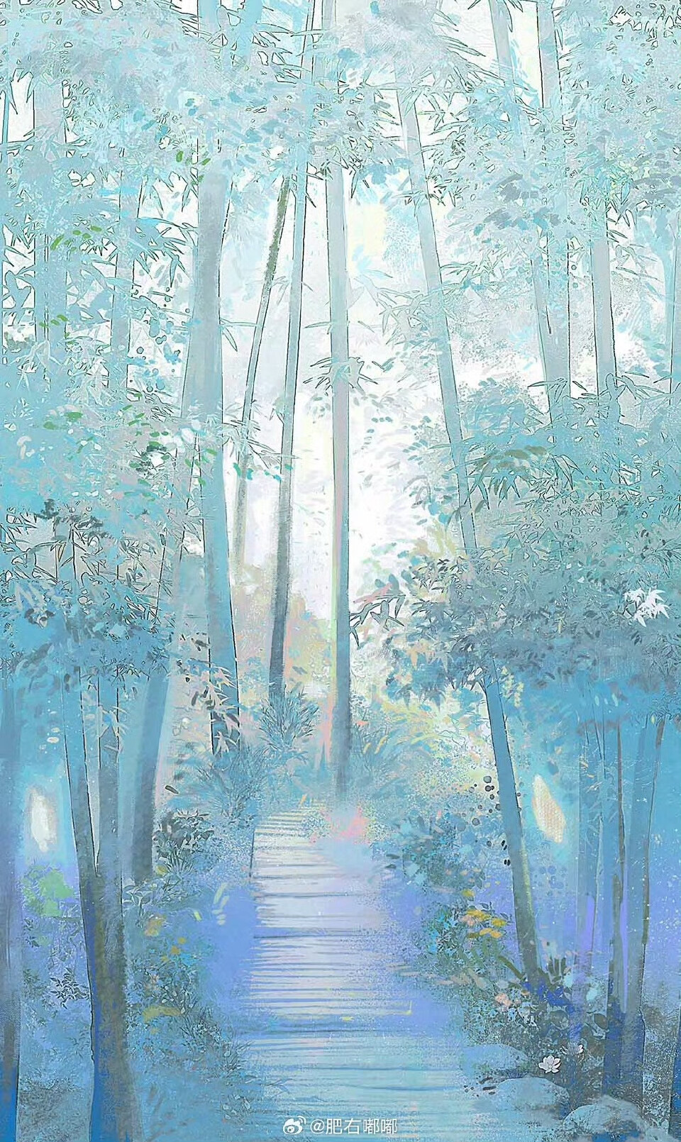 青调让我变得安静 ​​​
画师：肥右嘟嘟