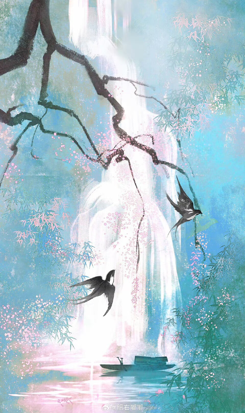 青调让我变得安静 ​​​
画师：肥右嘟嘟