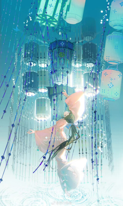 青调让我变得安静 ​​​
画师：肥右嘟嘟