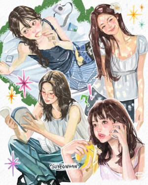 ●插画家：수연한
●Instagram：suyeonhannn