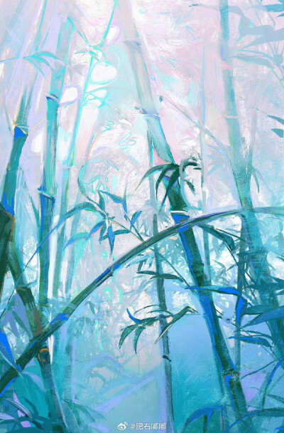 青调让我变得安静 ​​​
画师：肥右嘟嘟