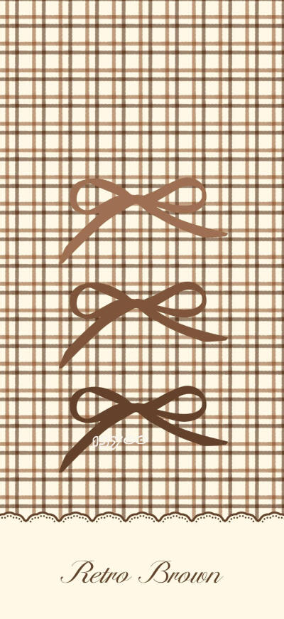 ins风蝴蝶结壁纸 