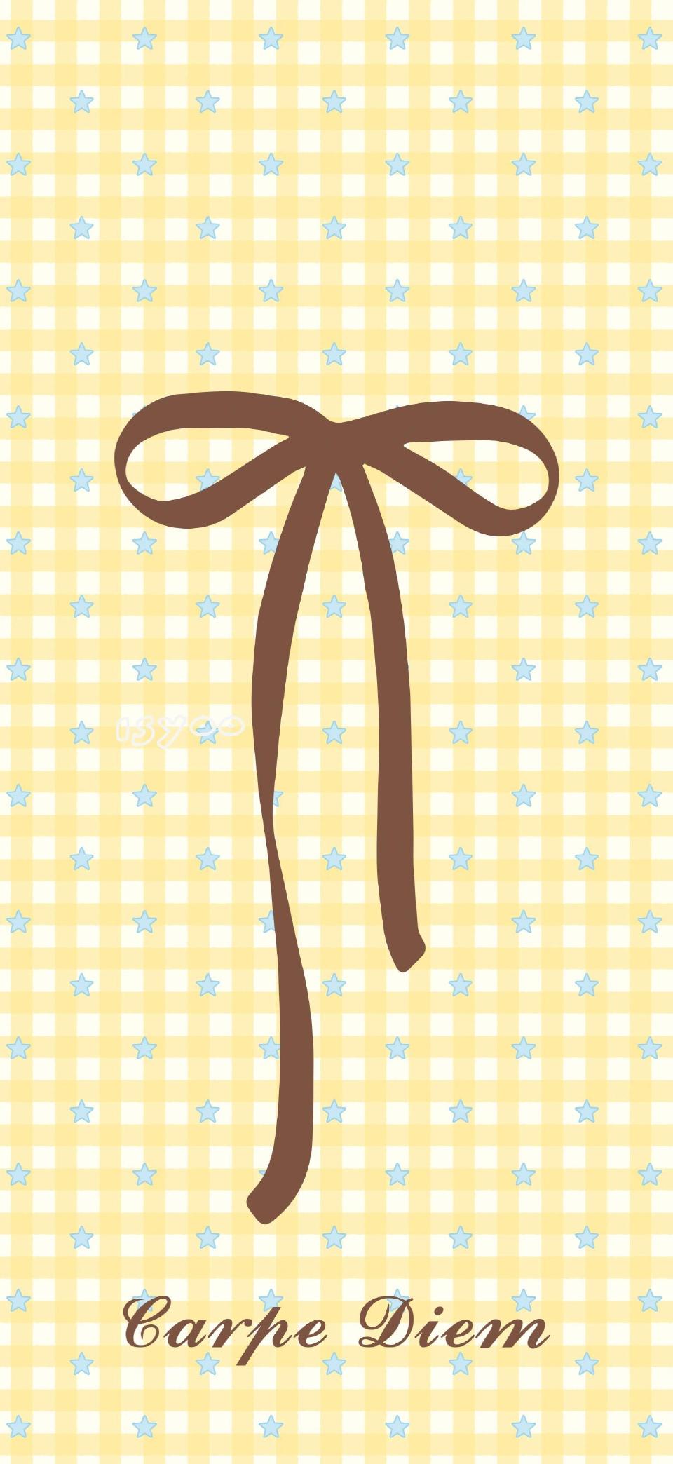 ins风蝴蝶结壁纸 