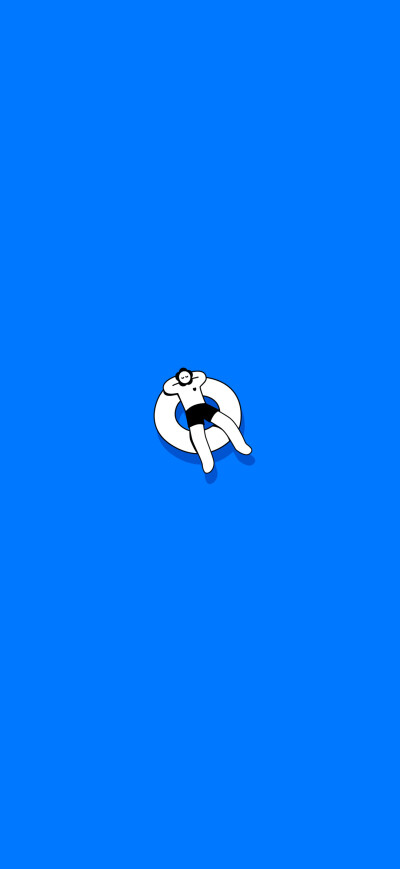 蓝色