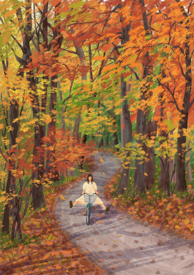 和秋天撞个满怀～