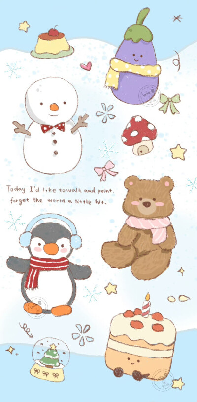 可爱卡通壁纸套图