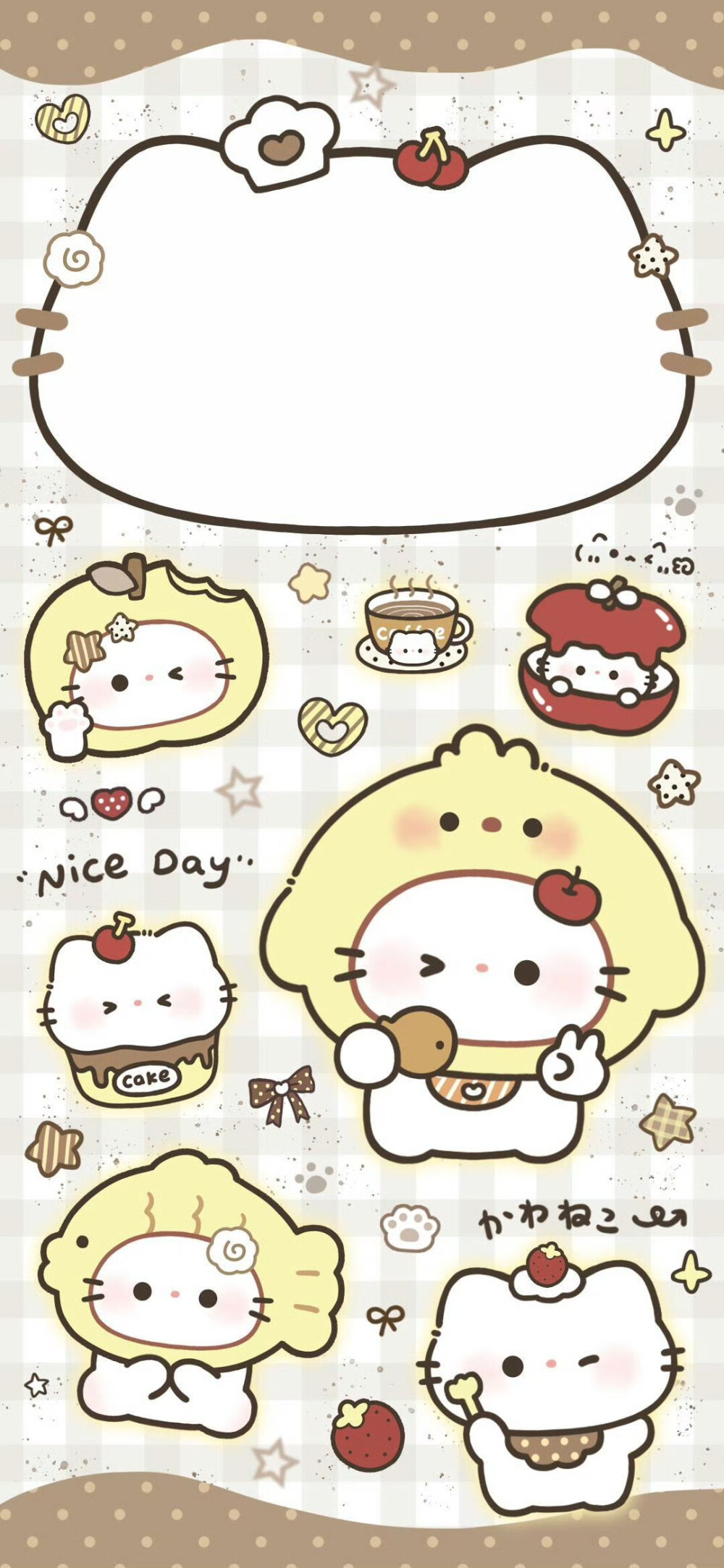 呆萌可爱小猫壁纸ﾟ.*｡⌯^･-･^⌯ﾟ.* ​​​
图源：鱼头小星星
#插画壁纸#