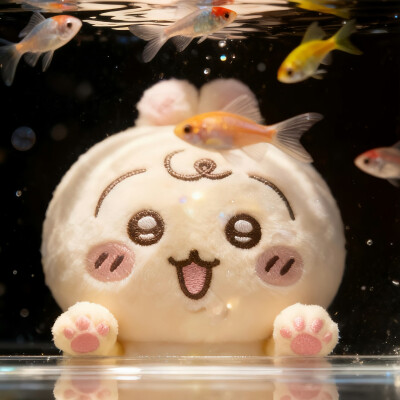 并不喜欢吃鱼
#玩偶头像#