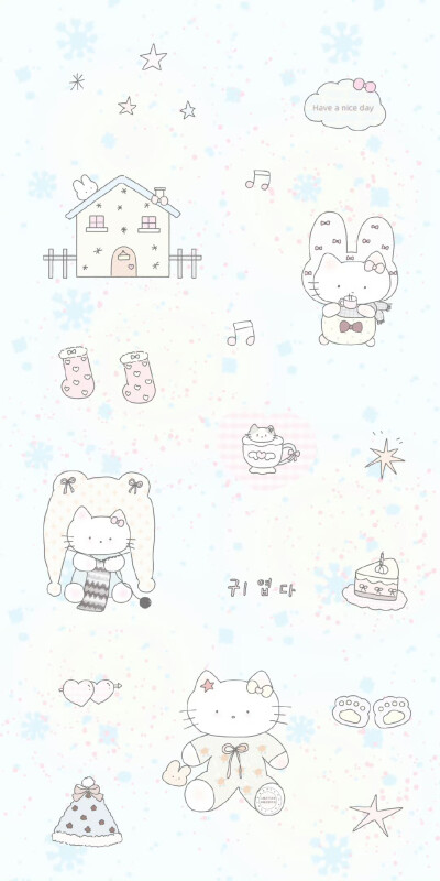 少女心聊天背景图