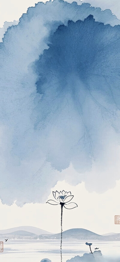 简约梦幻蓝色系聊天背景壁纸锁屏，来自网络侵删，(个人很喜欢1/2