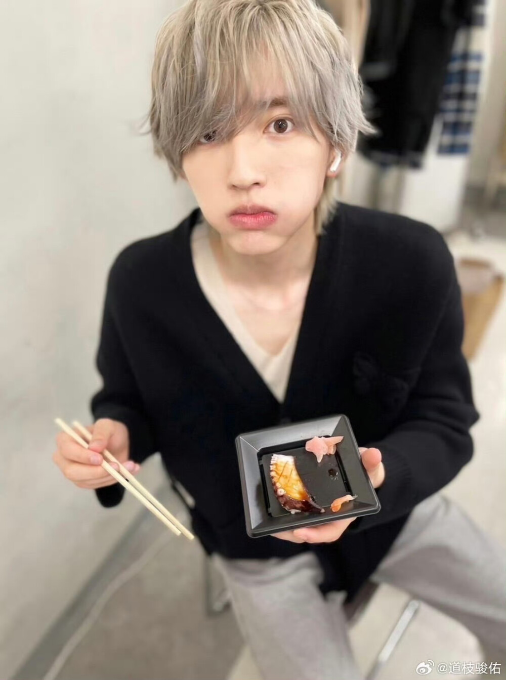 道枝骏佑和食物