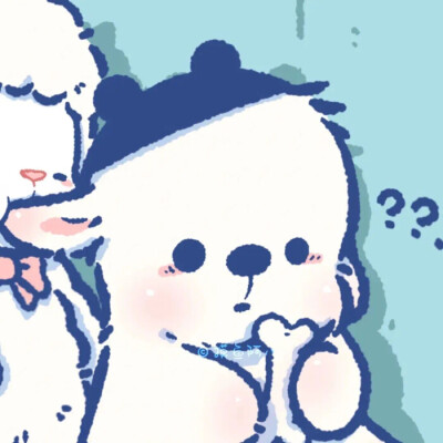 可爱 小羊 情侣 粉色 比心 蓝色