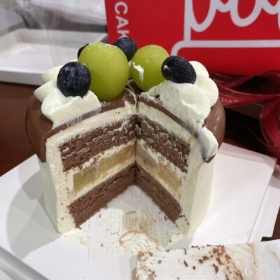 朋友给婆婆做的蛋糕
