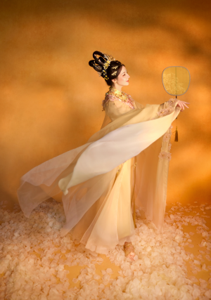 迪丽热巴 河南卫视中秋奇妙游《天女散花》 