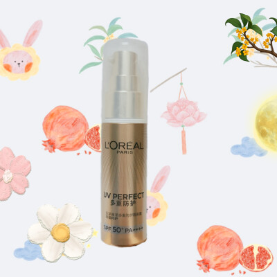 (暂不回购)『欧莱雅小金瓶防晒霜』滋润2/5保湿3/5刺激2/5，成膜速度一般，比较适合干燥气候，适合干皮