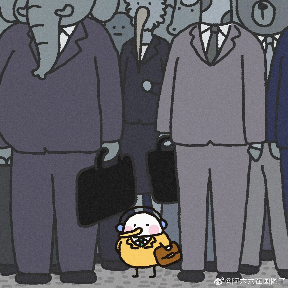 阿六六在画图了