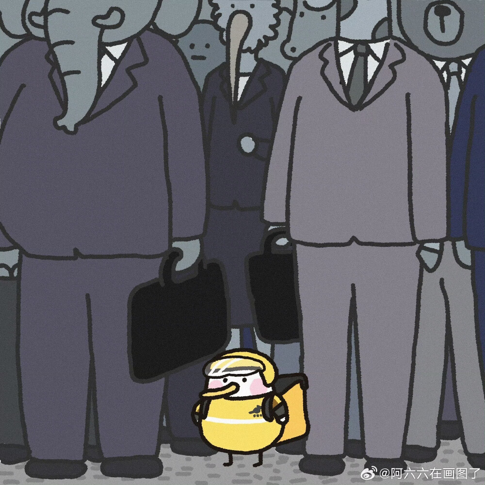 阿六六在画图了