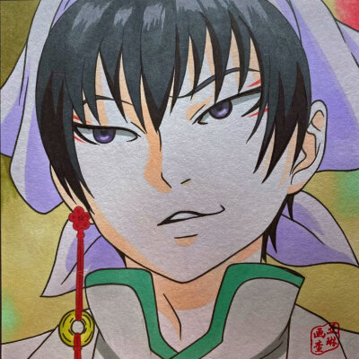 白泽 | 马克笔手绘，视频在：快手，抖音，B站，小红书等：画查亚琳儿