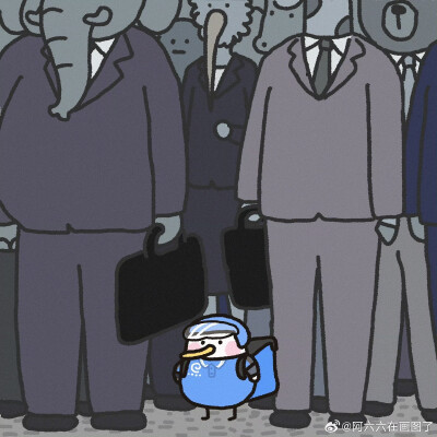 阿六六在画图了