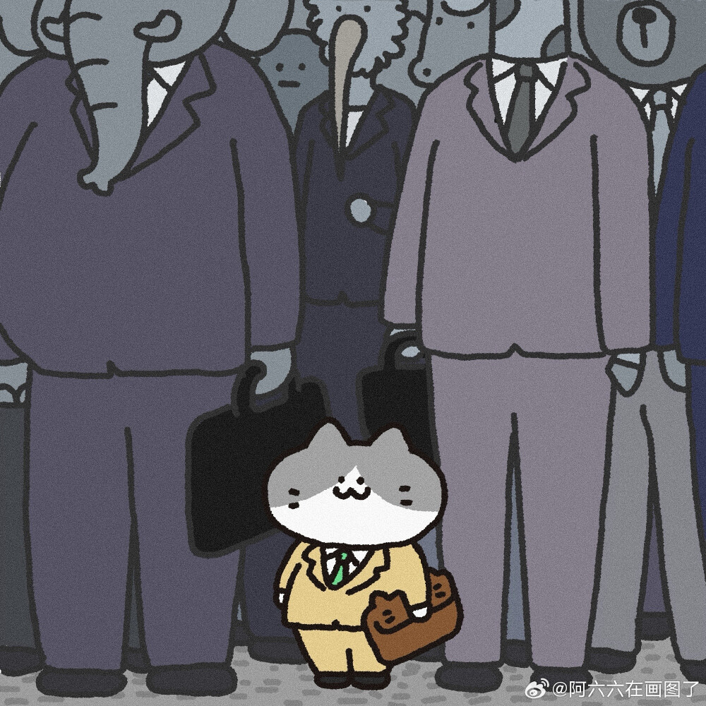 阿六六在画图了