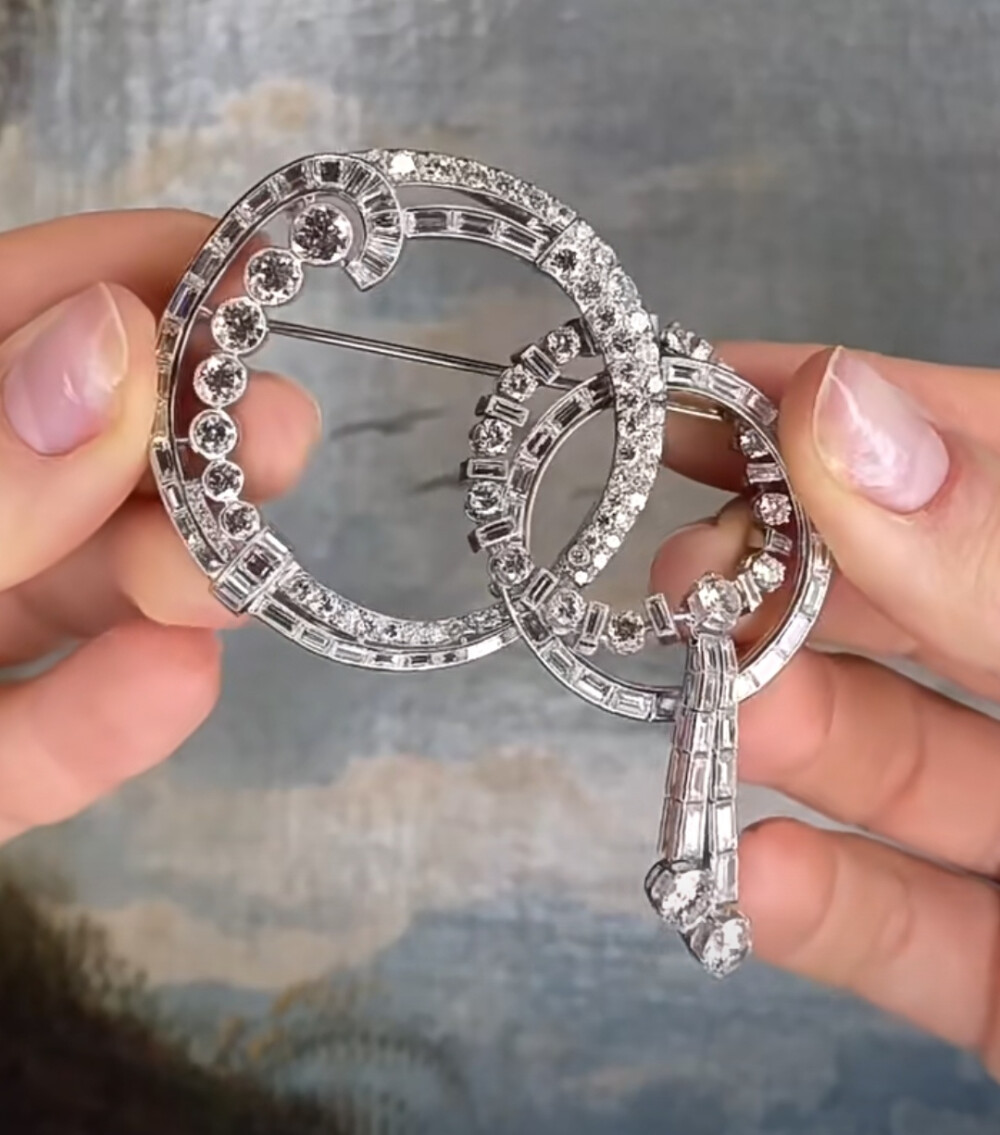 art deco 时代 风格 珠宝