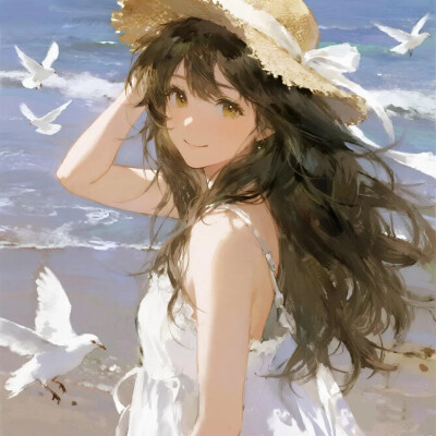 手绘情侣头像