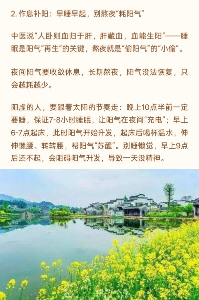 阳光健康～补阳气