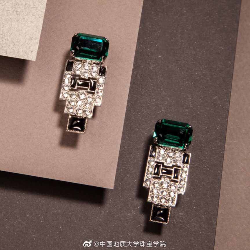 art deco 时代 风格 珠宝