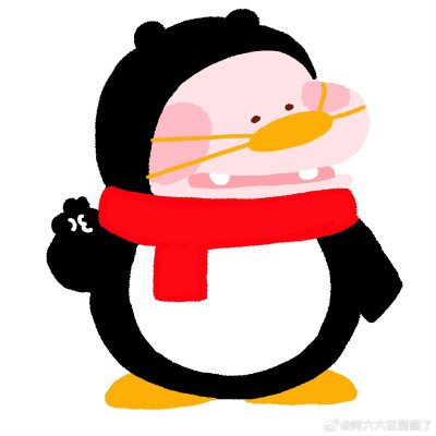 阿六六在画图了