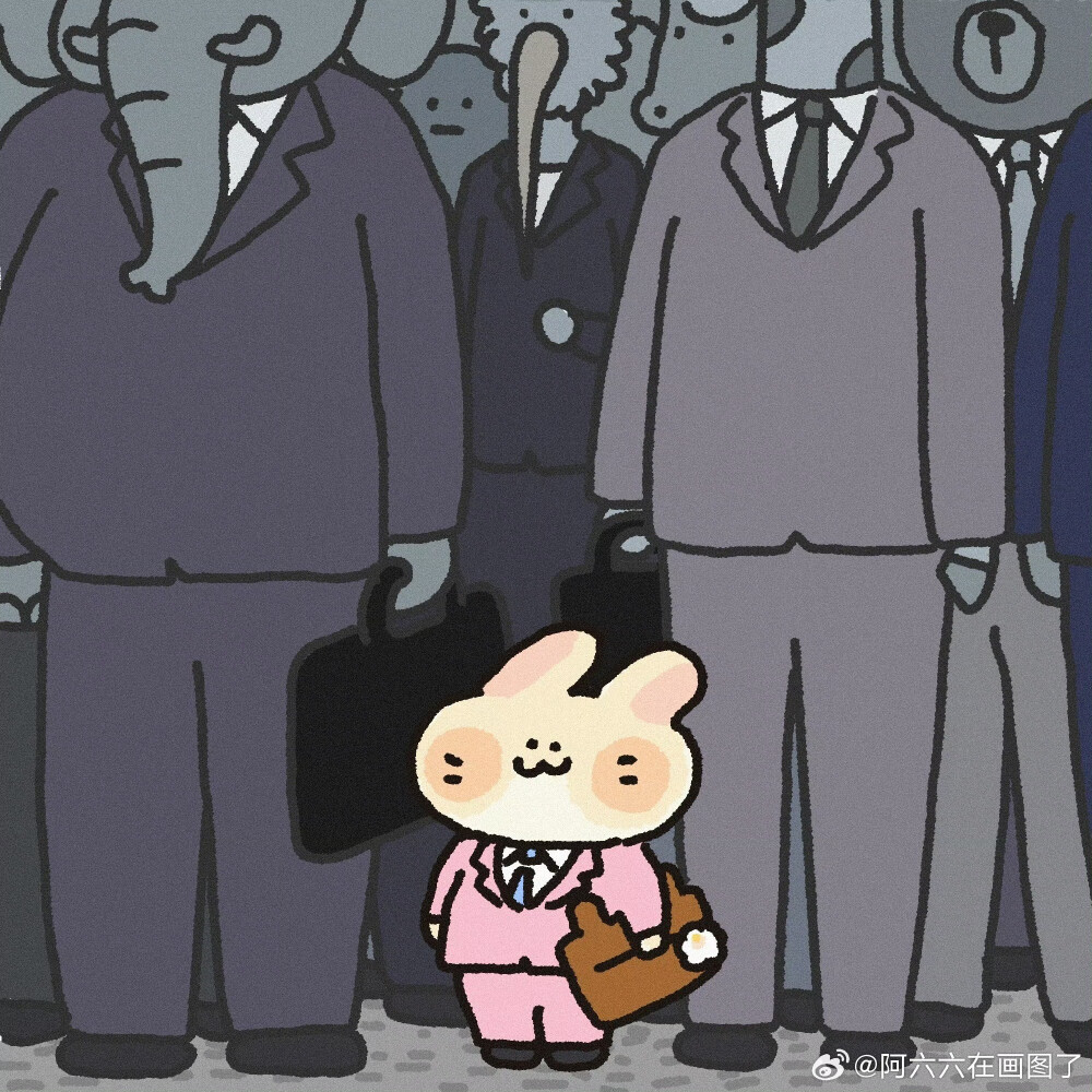 阿六六在画图了