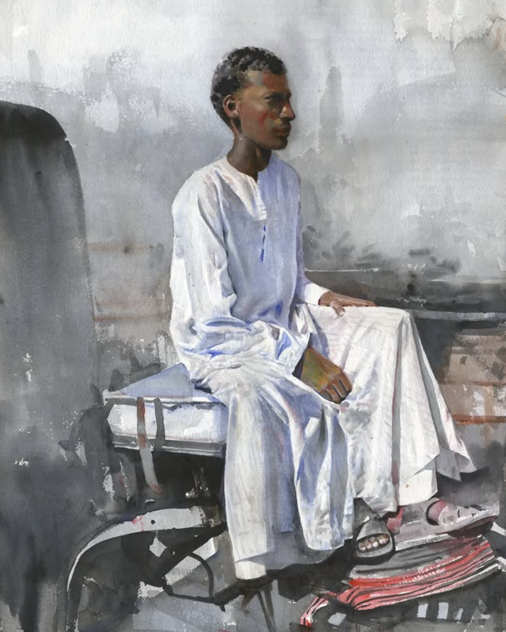 里德，艺名为 Gorilla Brigade 或 The Big Bad Gorilla，是一位居住在加拿大多伦多的当代艺术家。他的作品以传统媒介创作，融合了人物肖像、城市风景、舞者、音乐人和流行文化角色等多样主题，展现出独特的艺术风格。