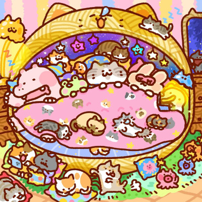 阿六六在画图了