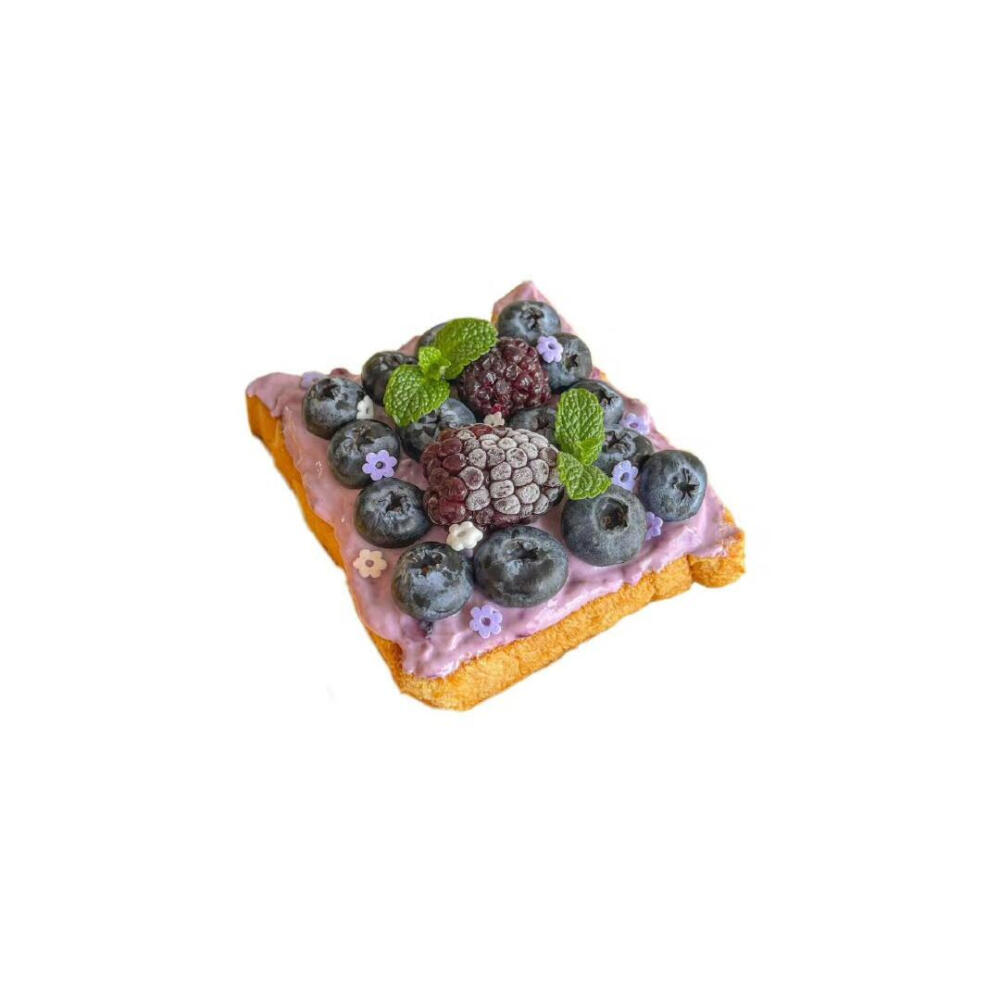 蓝莓吐司白底头像