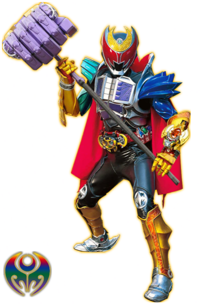 假面骑士月骑，魔皇德加巴基。德伽重锤。(侵权删)