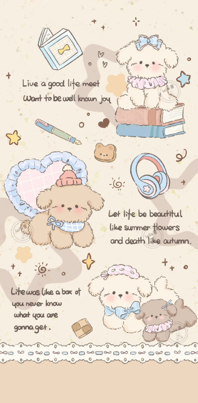可爱卡通壁纸套图