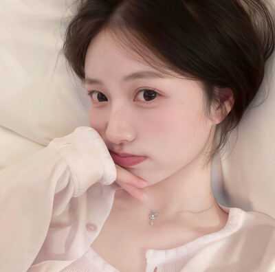 氛围感时尚真人女头，侵权删