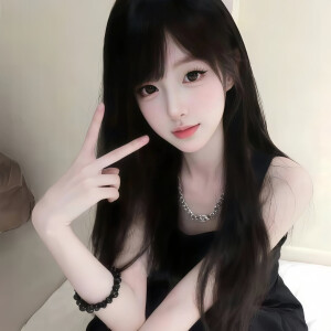 氛围感时尚真人女头，侵权删