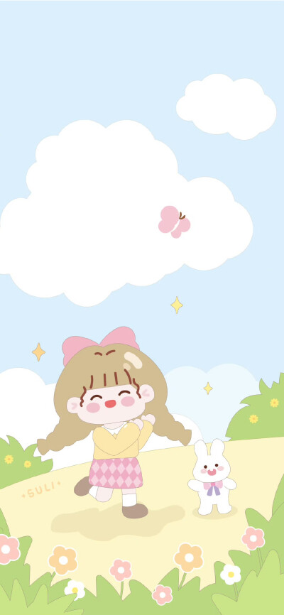 可爱女生壁纸套图