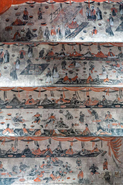 新密打虎亭壁画