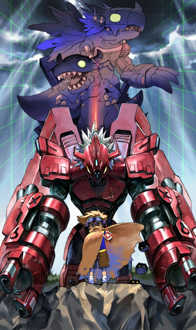 八神太一とブリツツグレイモン