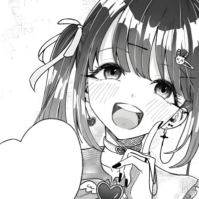 黑白漫画/女生头像