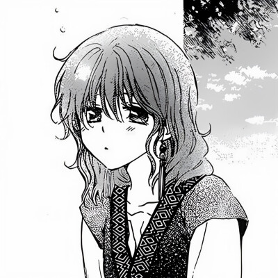 黑白漫画/女生头像