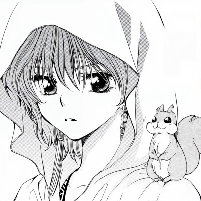 黑白漫画/女生头像