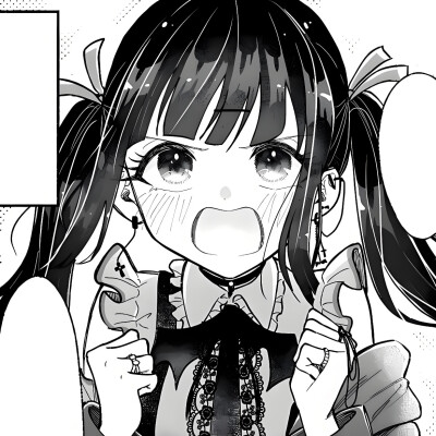黑白漫画/女生头像