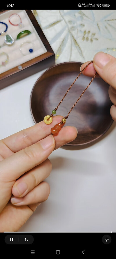 各种南红朱砂手机挂坠