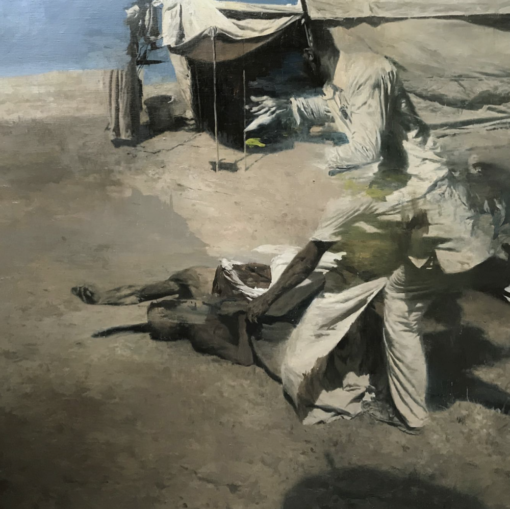 菲尔·黑尔是一位美国具象画家，以其充满张力和心理深度的绘画作品而闻名。他目前居住并工作于英国伦敦。